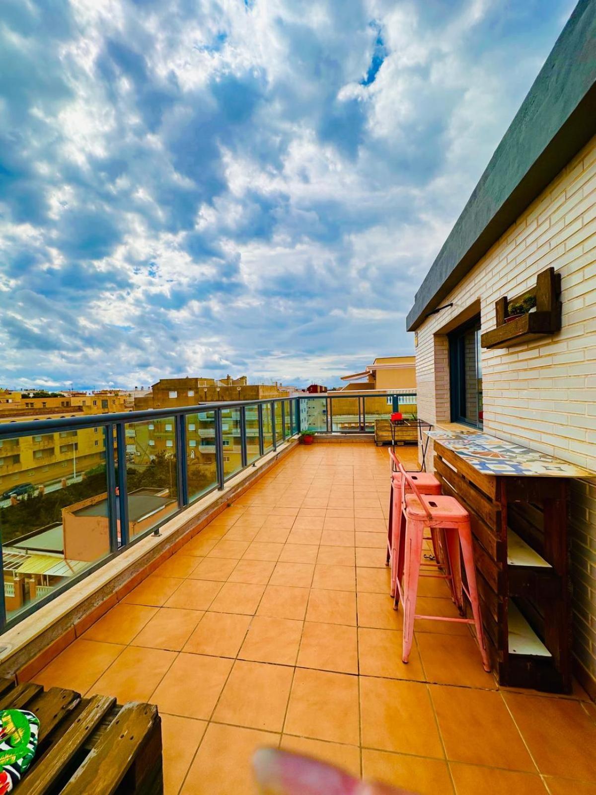 Ferienwohnung Attic Terrace 360 Moncofa Moncófar Exterior foto
